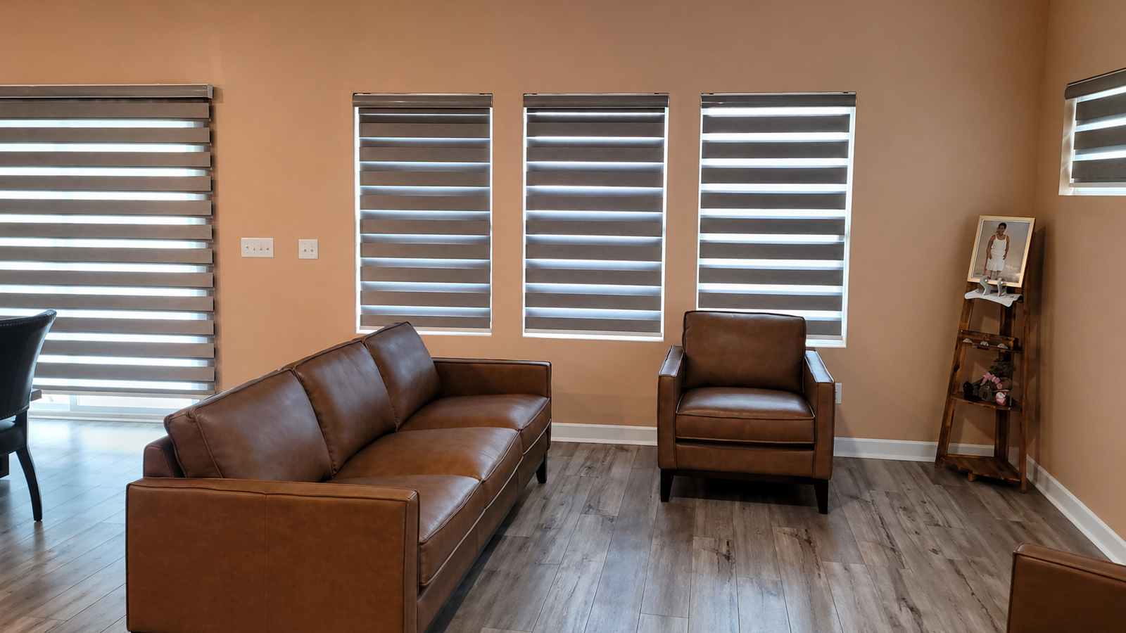 Charleston penthouse panoramic roller shades